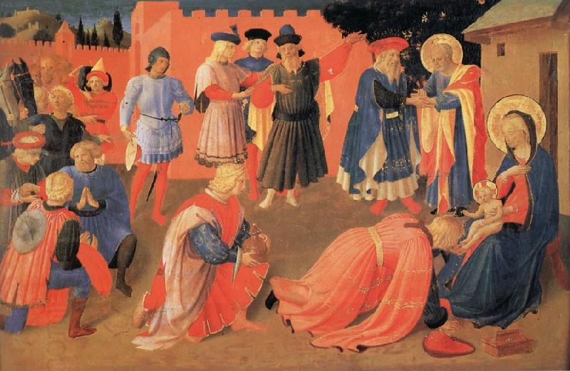 Fra Angelico The Adoration of the Magi oil painting picture